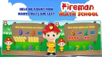 Math Games with the Fireman Screen Shot 2