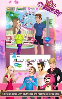 Top Celebrity: 3D Fashion Game Screen Shot 2