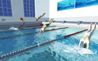 Carrera de piscina real - Temporada de natación 18 Screen Shot 1