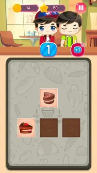 Monica's bakery - match games, match memory puzzle Screen Shot 5