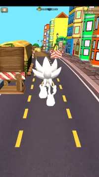 Subway Soni Blue Hedgehog Dash - Endless Run Game Screen Shot 7