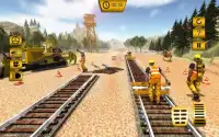 Indian Train Track Construcción: Juegos de Tren Screen Shot 2
