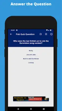 Daily Pub Quiz Questions - Pub Quiz Games UK Screen Shot 1