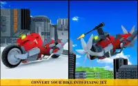 Flying Superhero Moto Transform Screen Shot 11