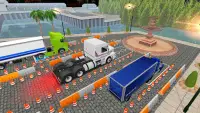 Simulador de estacionamento de caminhão grande  3D Screen Shot 4