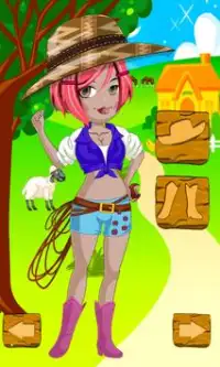 किसान लड़की ड्रेस अप खेल Screen Shot 3