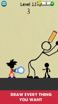 Draw To Save : Stickman Puzzle Screen Shot 9