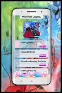 Magic Ladybug Piano Tiles Masha Game Screen Shot 0