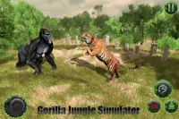 Angry gorilla vs Dinosaur: Wild Jungle Battle Screen Shot 5