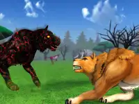 Big Cat Fighting Simulator 2018: Angry Wild Beasts Screen Shot 5