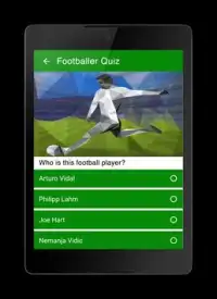 Footballer Quiz Screen Shot 1
