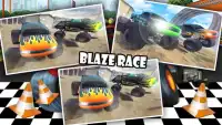 Blaze Monsters Race Car : City Adventure Screen Shot 2