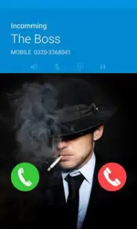 Mafia Fake Calls & SMS Screen Shot 1
