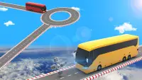 Impossible Bus Jumping: Racing Stunts drive Screen Shot 1