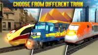 Egypt Train Simulator - لعبة ا Screen Shot 1