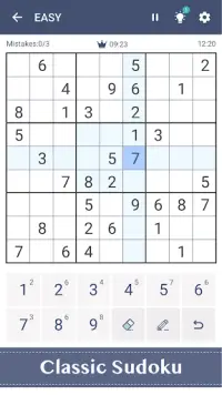 Happy Sudoku - Permainan Teka-teki Sudoku Percuma Screen Shot 0