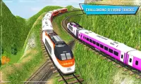 قطار الطرق الوعرة 2020 - ألعاب قطار يورو Screen Shot 3