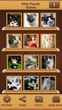 Cute Kitty Puzzle Games - Free Jigsaw Puzzles Screen Shot 3