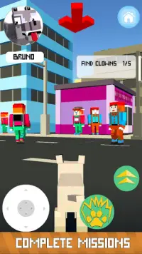 My Virtual Blocky Dog 3D - Take Care of a Pet! Screen Shot 7