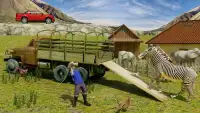 Zwierzę Przejście Transport Ciężarówka Simulator Screen Shot 0