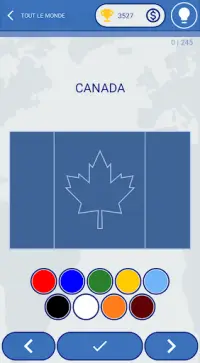 Les drapeaux du monde Quiz Screen Shot 1