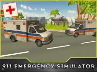 911 Скорая помощь симулятор 3D Screen Shot 9
