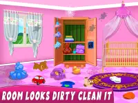 Sweet Home Girl Cleaning Games Screen Shot 10