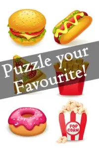 Fast Food Puzzle Game For Kids Screen Shot 1