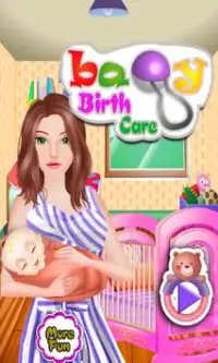 Dá meninas jogos de nascimento Screen Shot 0