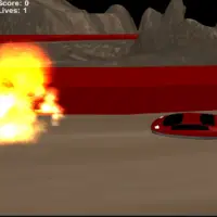 تحطم سيارة سباق 3D Screen Shot 0