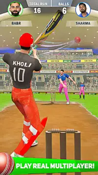 Super Six Cricket  League game Screen Shot 0