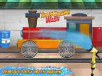 Train Engine Wash: gry dla dzi Screen Shot 0