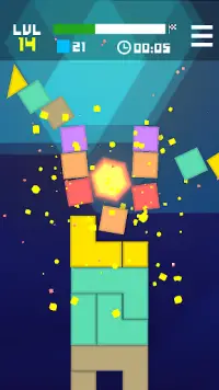 Hexagon Tower Balance Puzzles Screen Shot 3