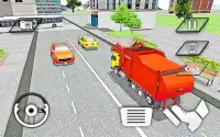 City Garbage Cleaner Truck Sim: Urban Trash Truck Screen Shot 1