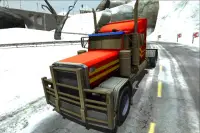 nieve camión carreras coches Screen Shot 0