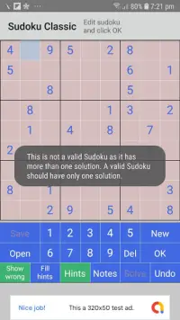 Sudoku Classic Screen Shot 2