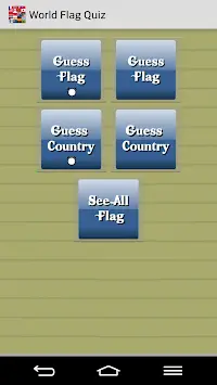 World Flag Quiz Screen Shot 0