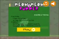 Cat games Fun Meow Meow Runner Screen Shot 0