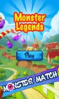Monster Legends Jam - Kids Match 3 Puzzle Swap Screen Shot 0