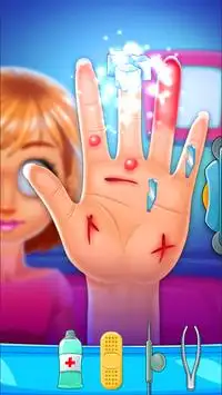 Врач по хирургии рук - Игры для больниц Screen Shot 1