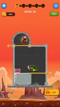 Hero Rescue Puzzle - Pull The Pin Save Girl Screen Shot 6