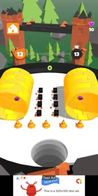 Holes Vs Bomb Free Game Screen Shot 0