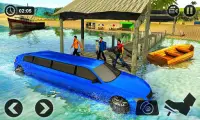 Beach Water Surfer Limousine Car Driving Simulator Screen Shot 1