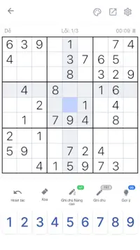 Sudoku - Trò chơi giải đố Screen Shot 0