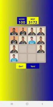 Fenerbahçe 2048 Screen Shot 1