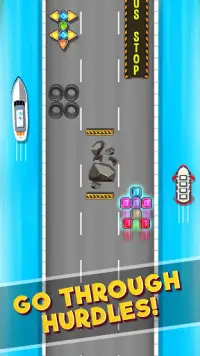 Brick Retro Car Video Game Screen Shot 1