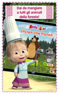 Masha E Orso: giochi di cucina Screen Shot 3