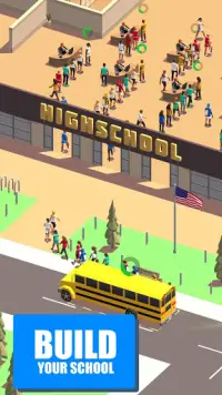 Idle School 3d - Tycoon Game Screen Shot 0