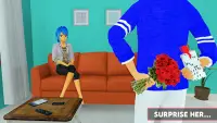 Virtual Anime Father Life Sim Screen Shot 8