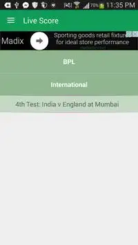 Live Cricket Streaming Screen Shot 1